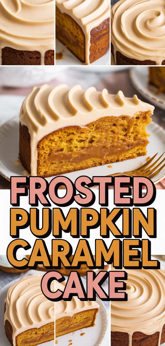 Pumpkin Cake With Caramel Cream Cheese Frosting Recipe