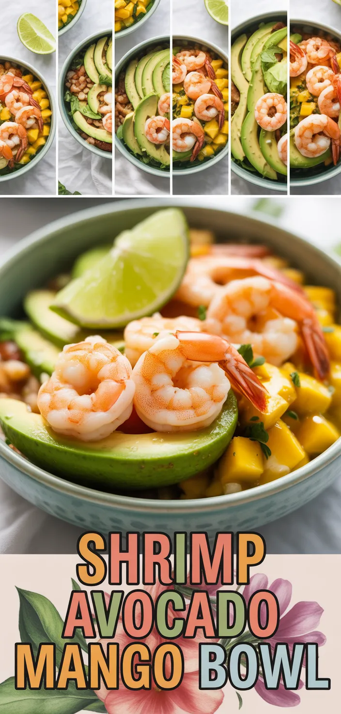 Shrimp And Avocado Bowls With Mango Salsa & Lime Recipe