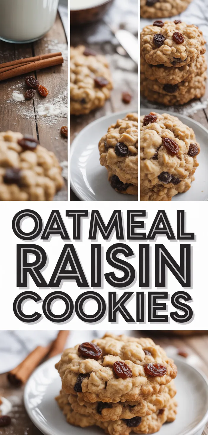 Soft & Chewy Oatmeal Raisin Cookies Recipe
