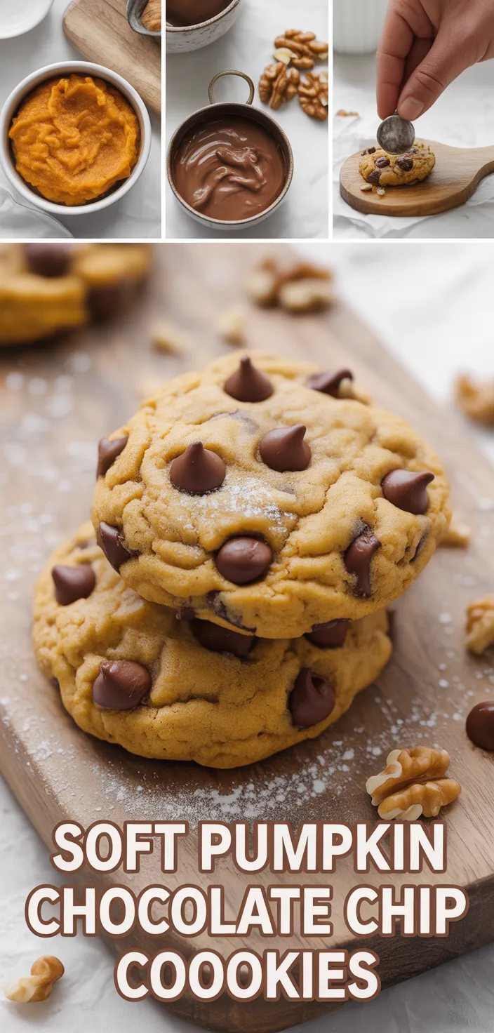 Soft Pumpkin Chocolate Chip Cookies Recipe