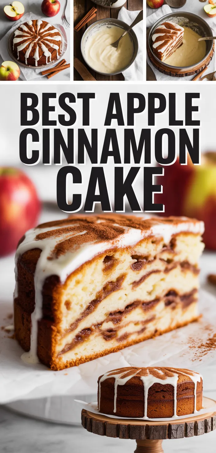 The BEST Cinnamon Apple Cake Recipe
