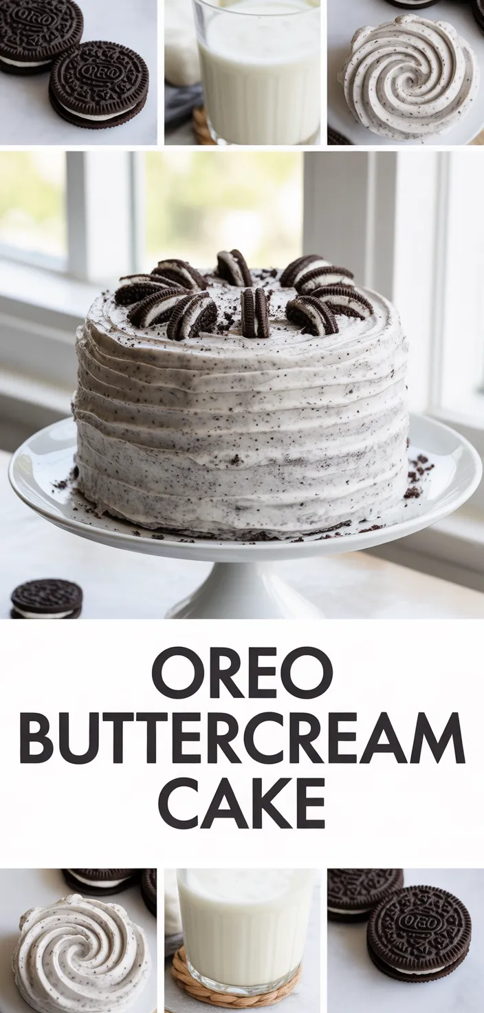 The Best Ever Cookies And Cream Cake With Oreo Buttercream Recipe