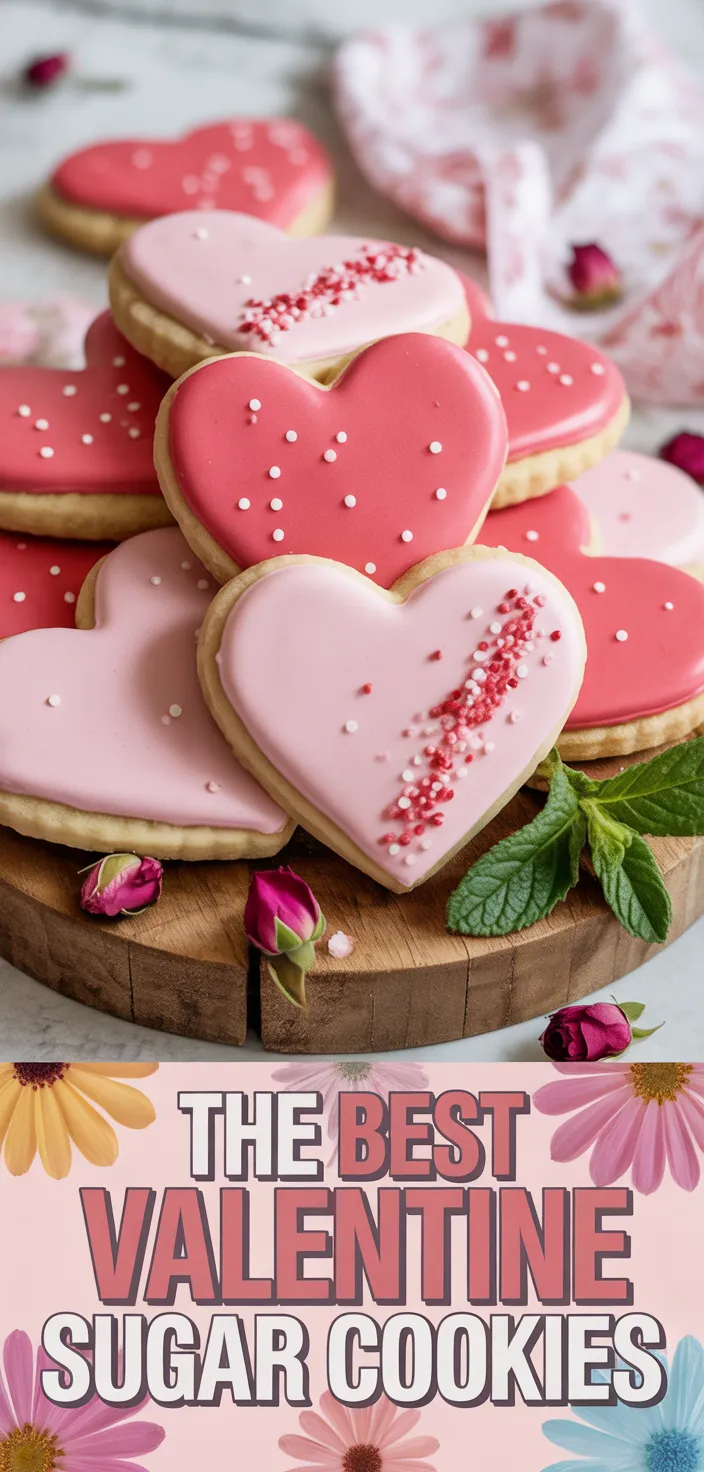 The Best Valentine Sugar Cookies Recipe