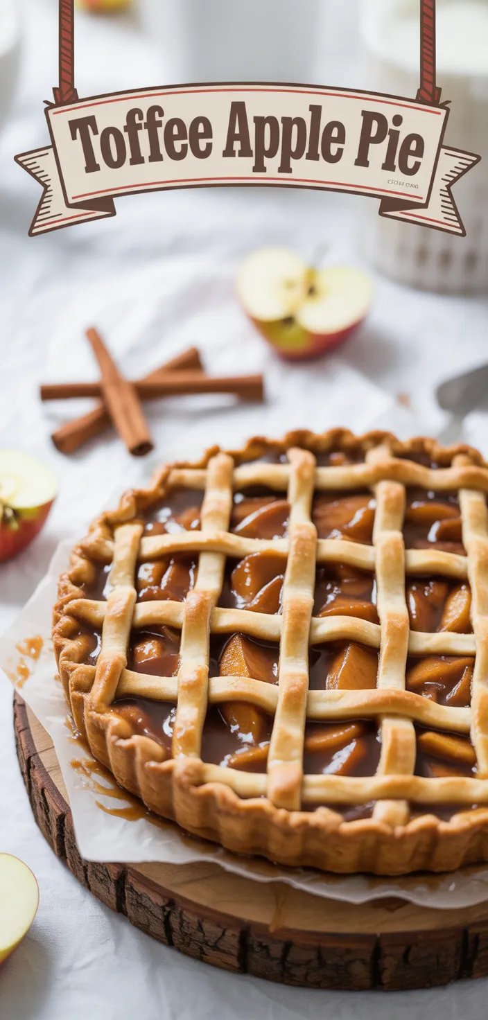 A photo of Toffee Apple Pie Recipe