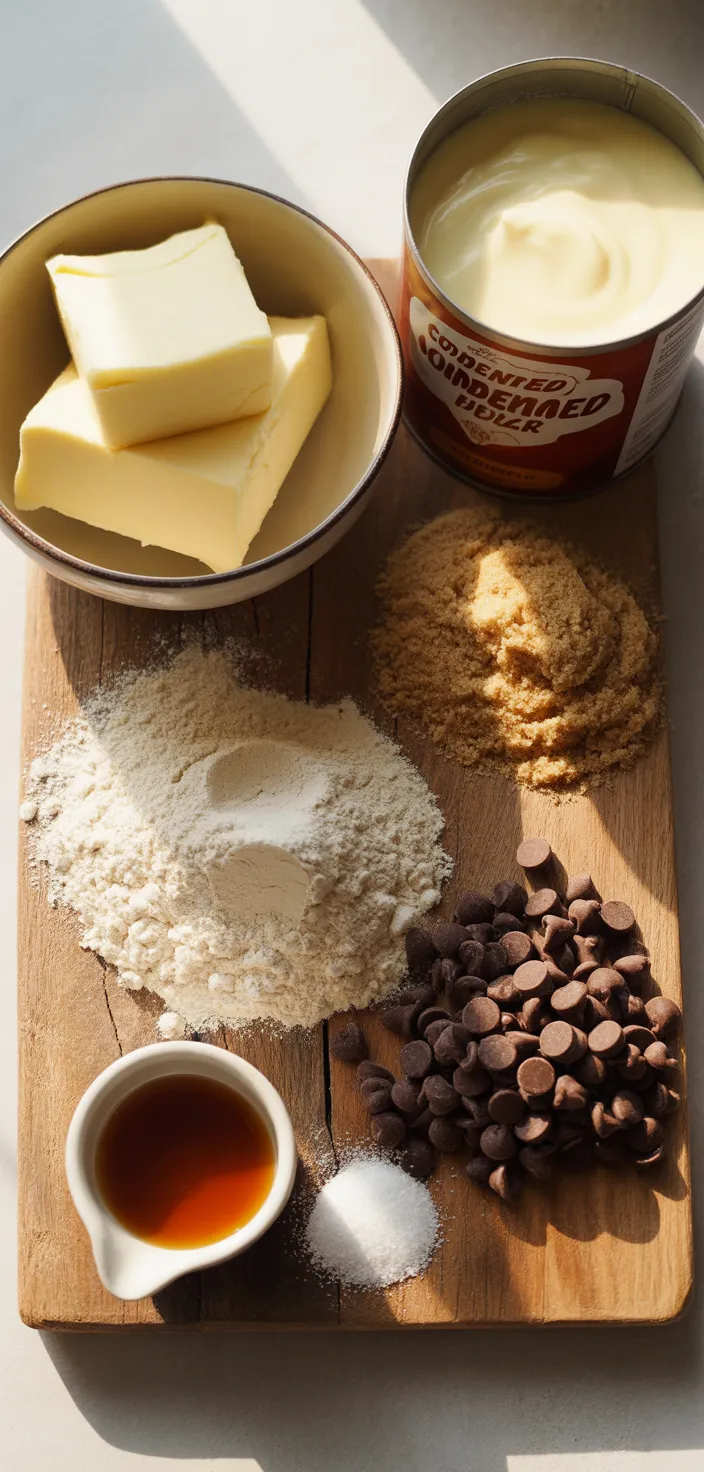 Ingredients photo for Cookie Dough Fudge Recipe