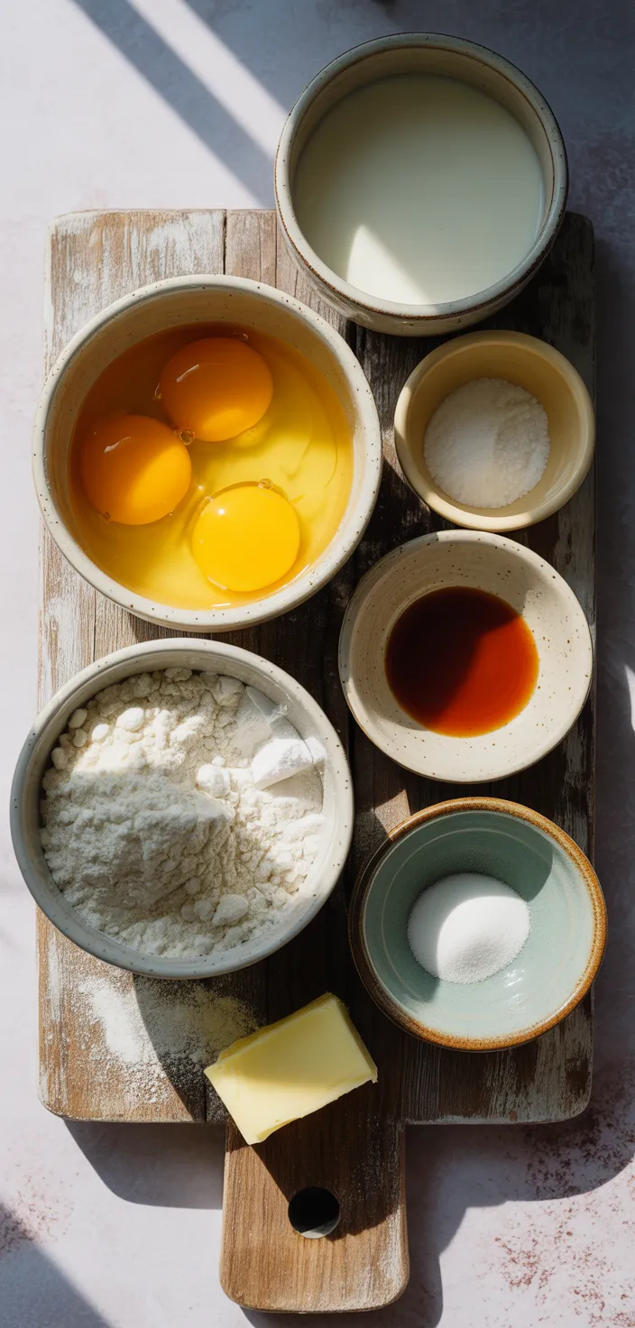 Ingredients photo for DIY Souffle Pancakes!  Recipe