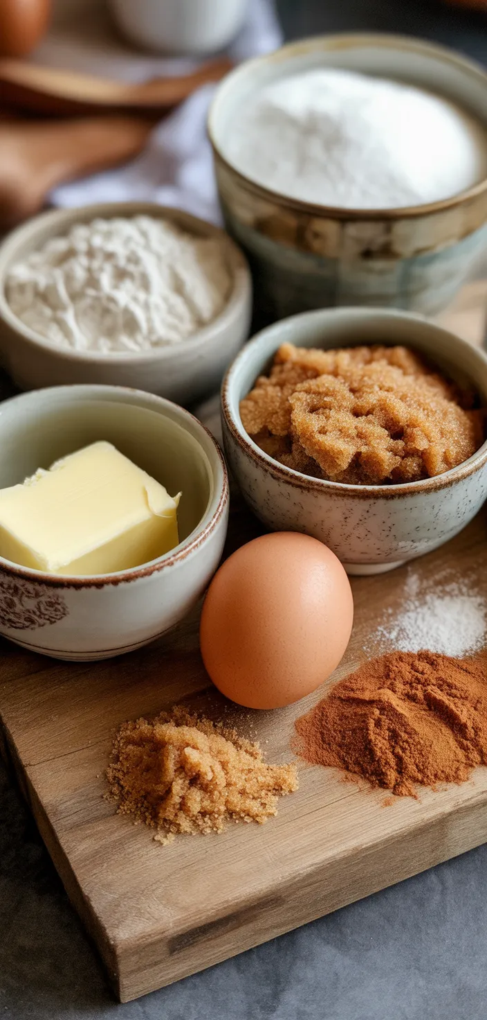 Ingredients photo for Easiest Gingerbread Cookies Recipe