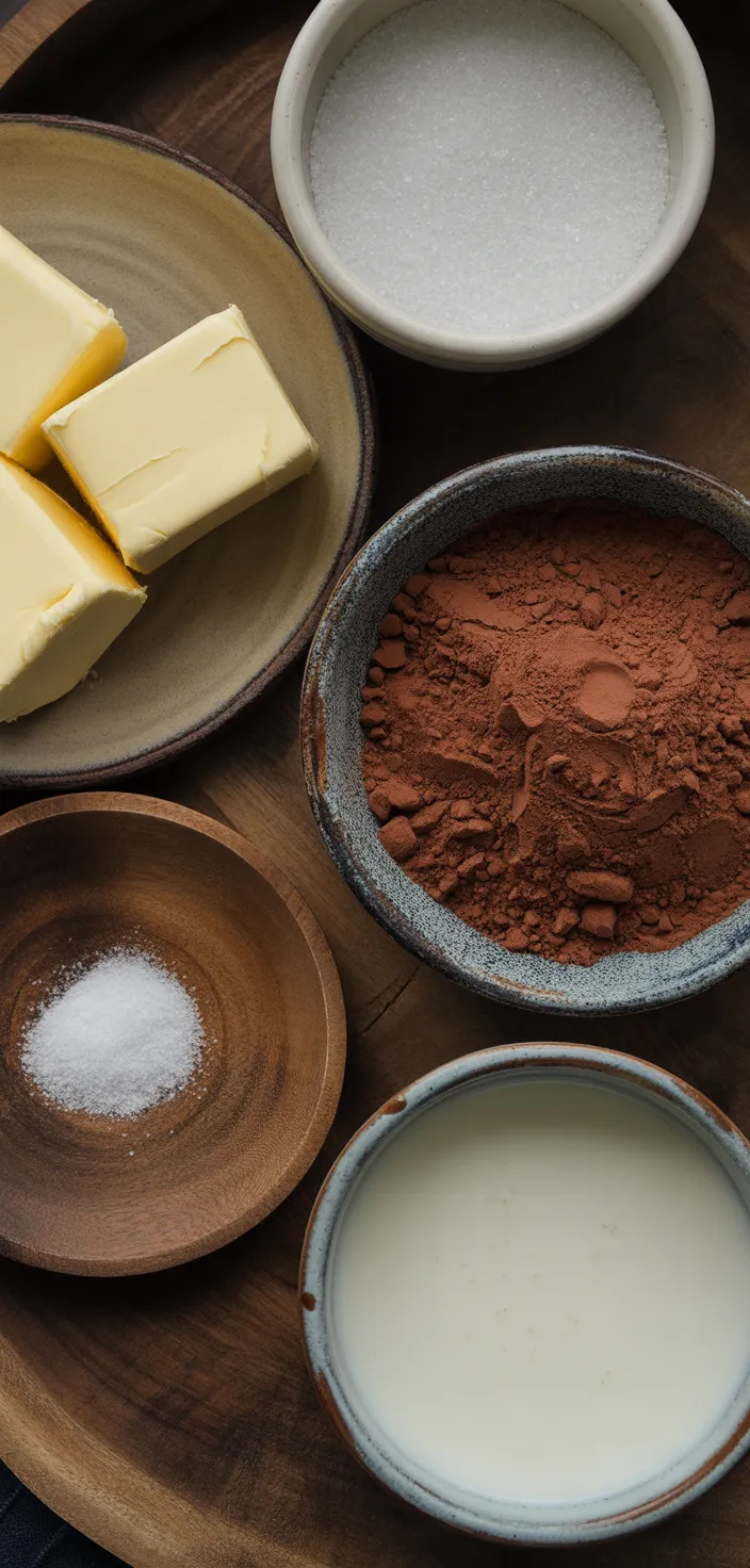 Ingredients photo for Homemade Fudge Rounds Recipe