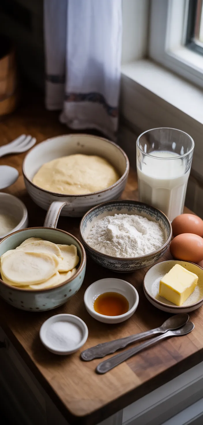 Ingredients photo for Sourdough Discard Pancakes Recipe