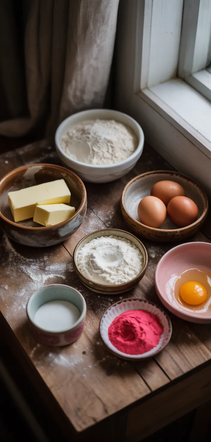 Ingredients photo for Valentine’s Day Cookies Recipe