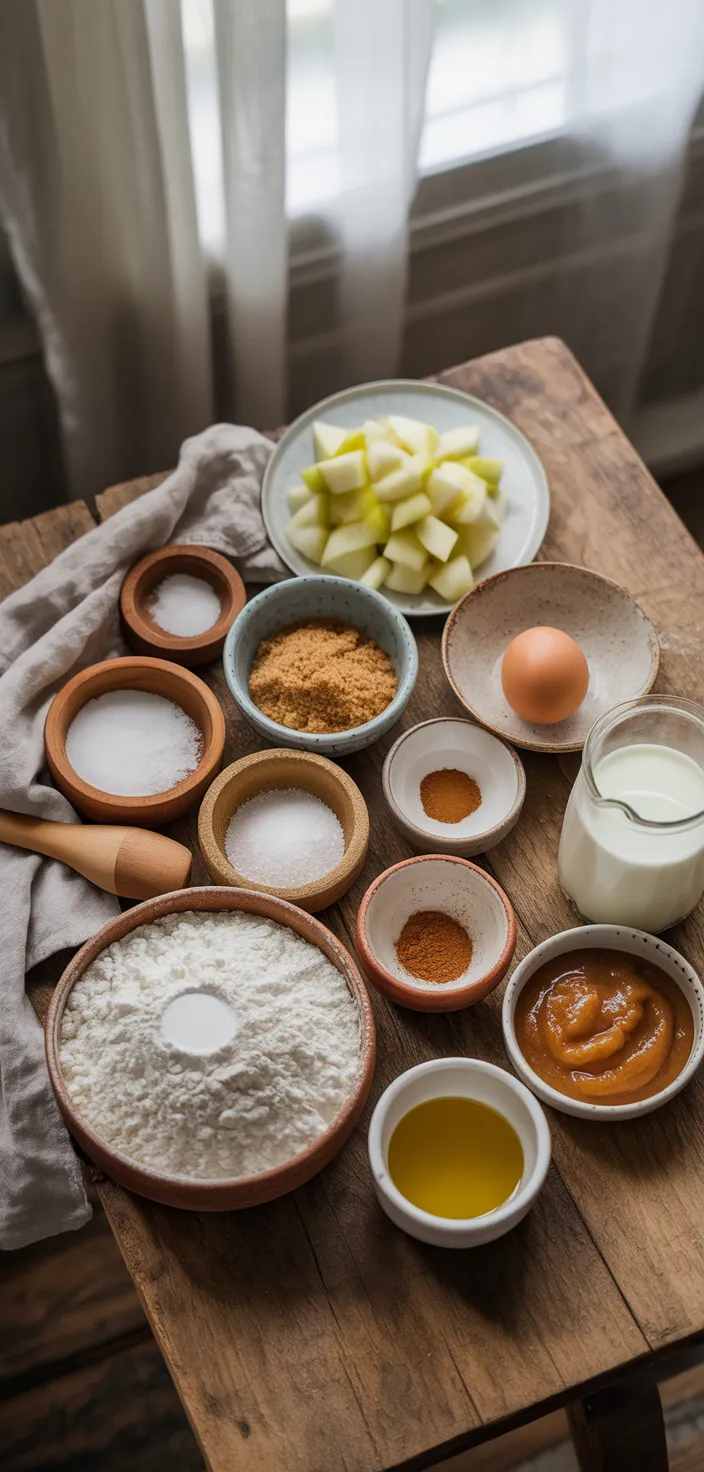 Ingredients photo for Apple Butter Pancakes Recipe