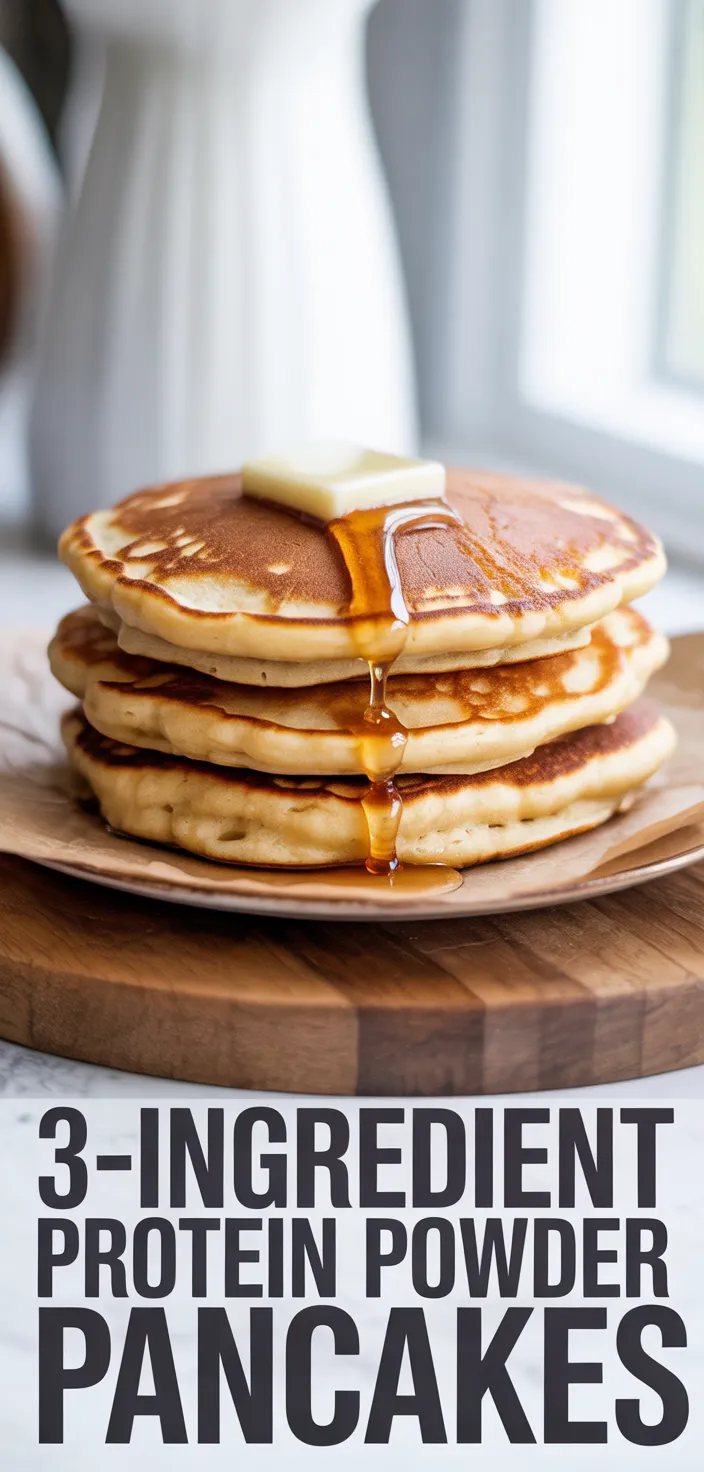 3-Ingredient Protein Powder Pancakes Recipe