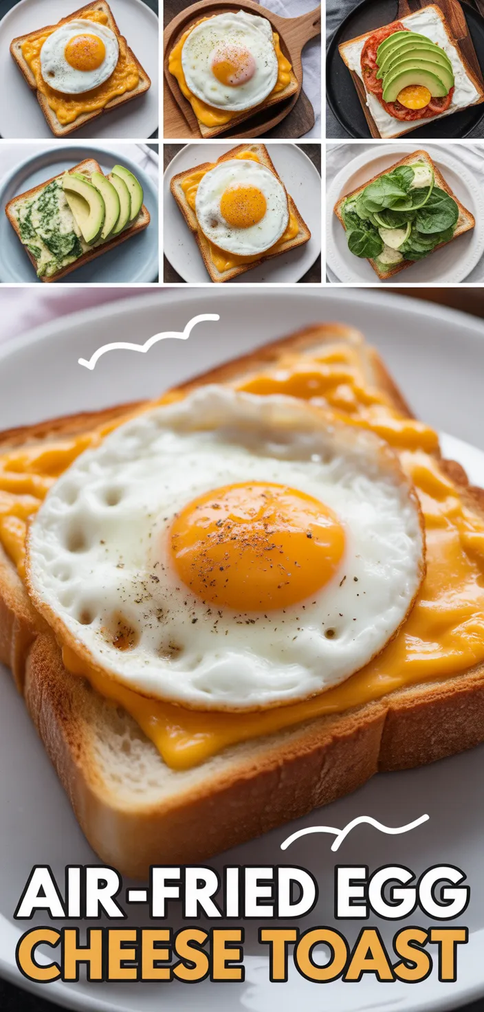 Air Fryer Egg And Cheese Toast Recipe