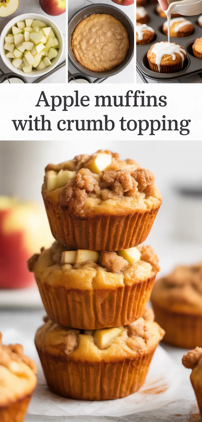 Apple Muffins With Crumb Topping Recipe