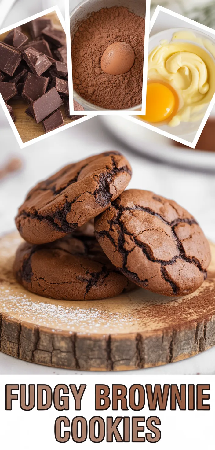 Best Fudgy Chocolate Brownie Cookies Recipe