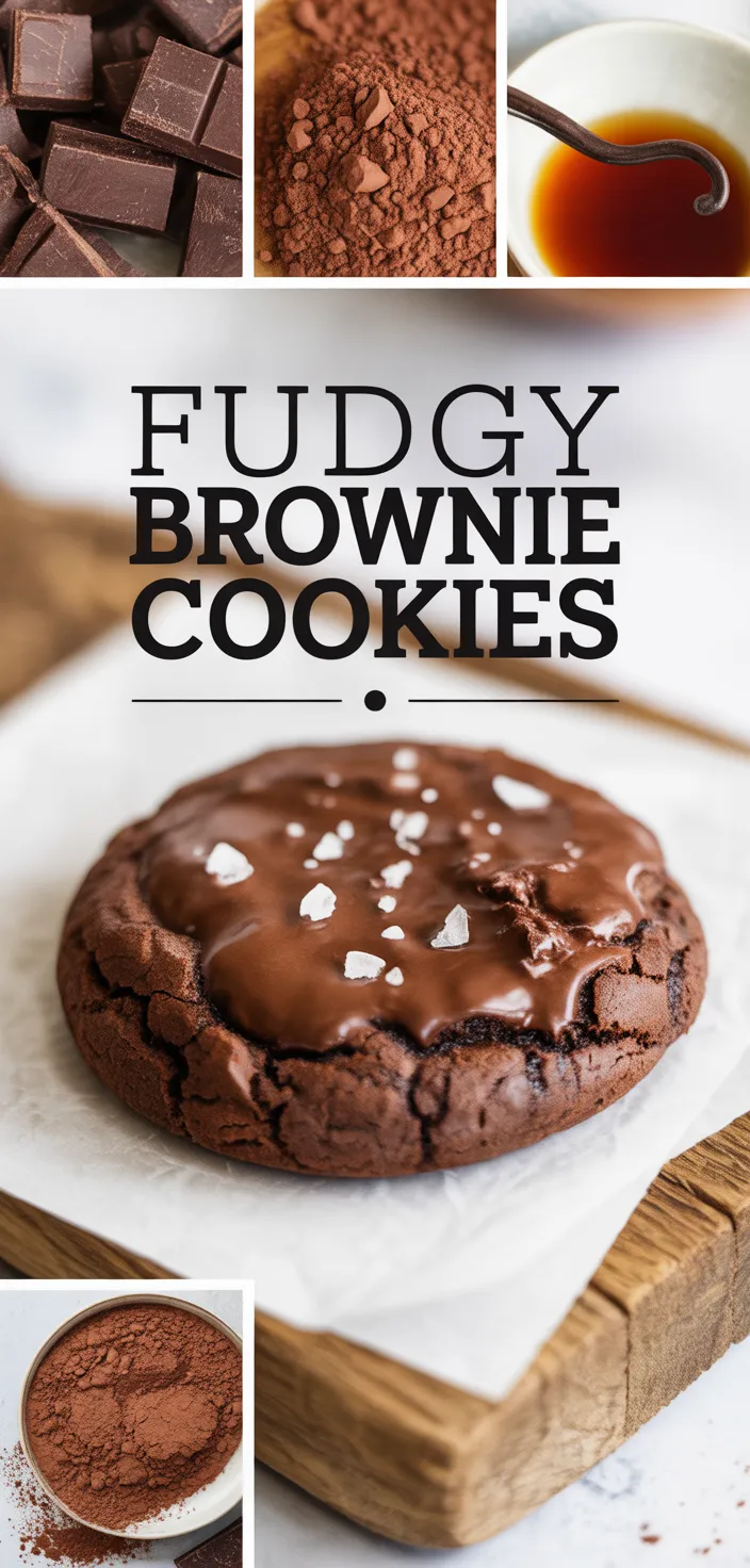 Best Fudgy Chocolate Brownie Cookies Recipe