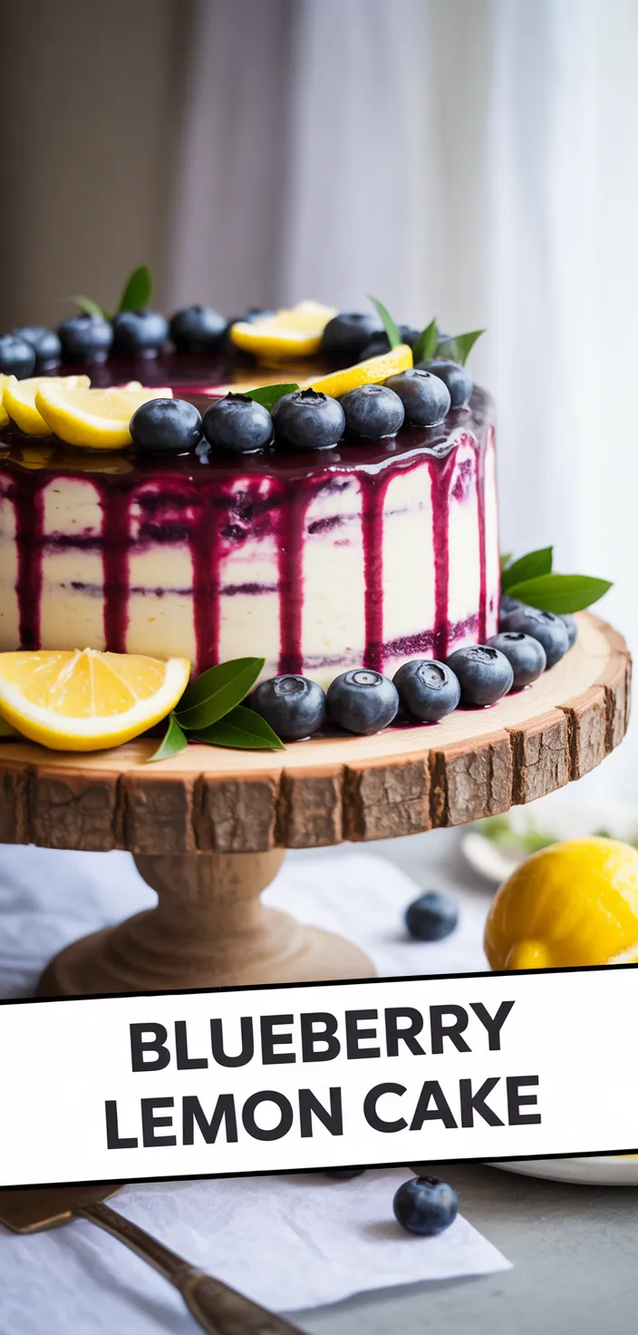 Blueberry Lemon Cake Recipe