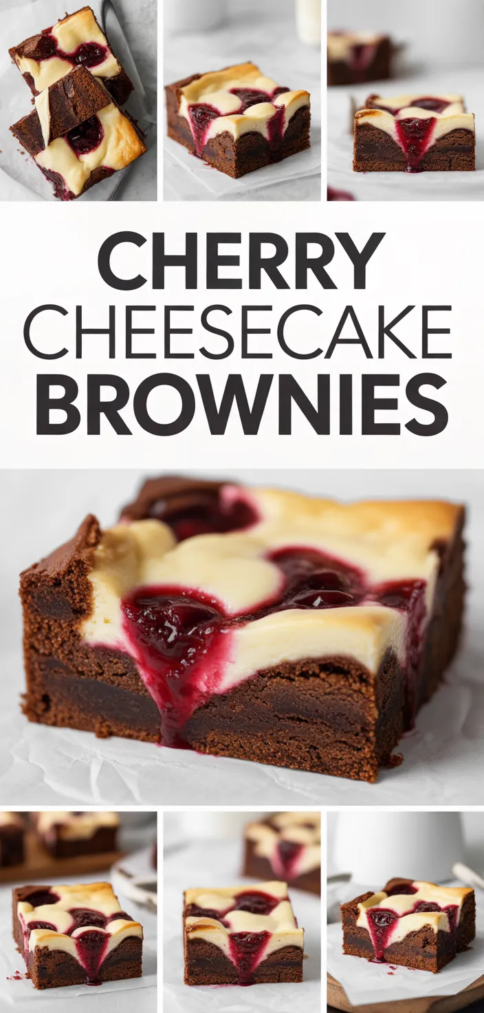 Cherry Cheesecake Brownies Recipe