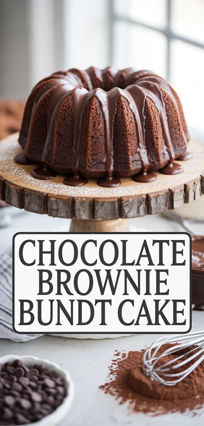 Chocolate Brownie Bundt Cake Recipe