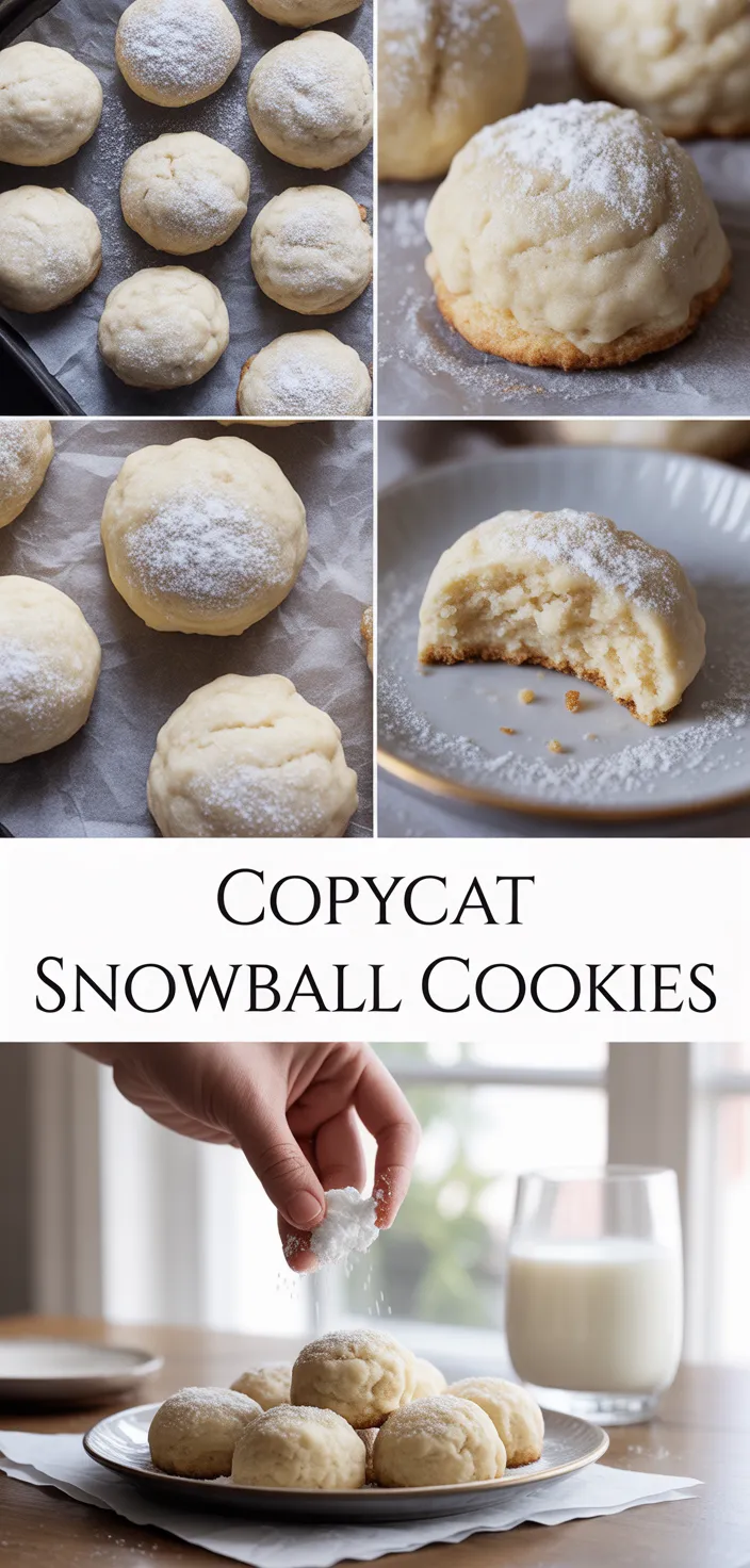 Copycat Snowball Cookies Recipe