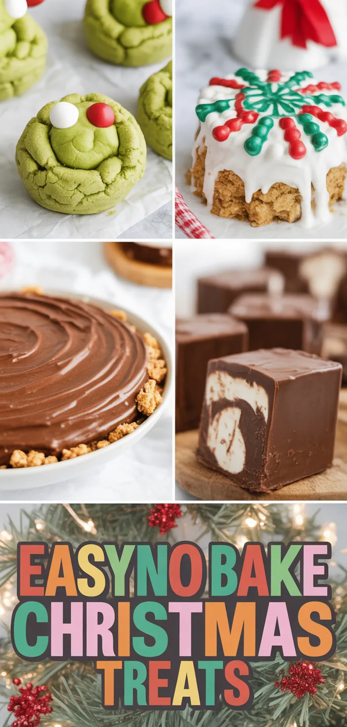 Easy No Bake Christmas Treats Recipe