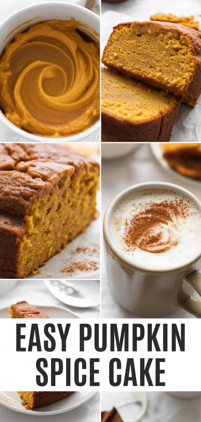 Easy Pumpkin Spice Cake Recipe – Just Three Ingredients!