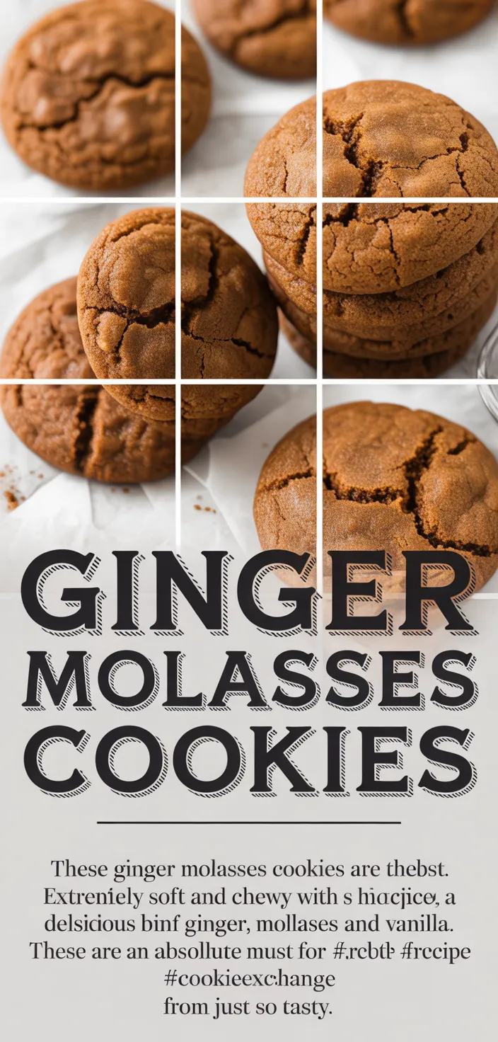 Ginger Molasses Cookies Recipe