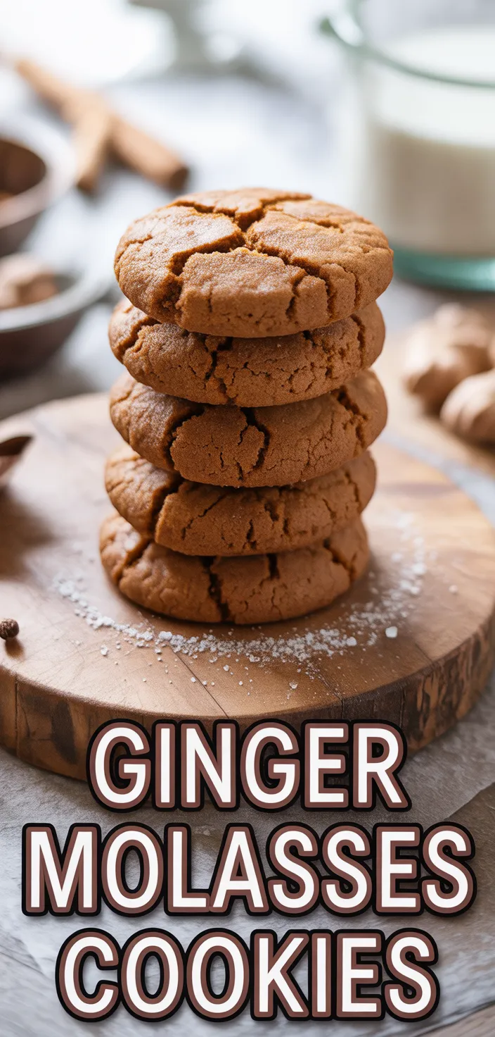 Ginger Molasses Cookies Recipe