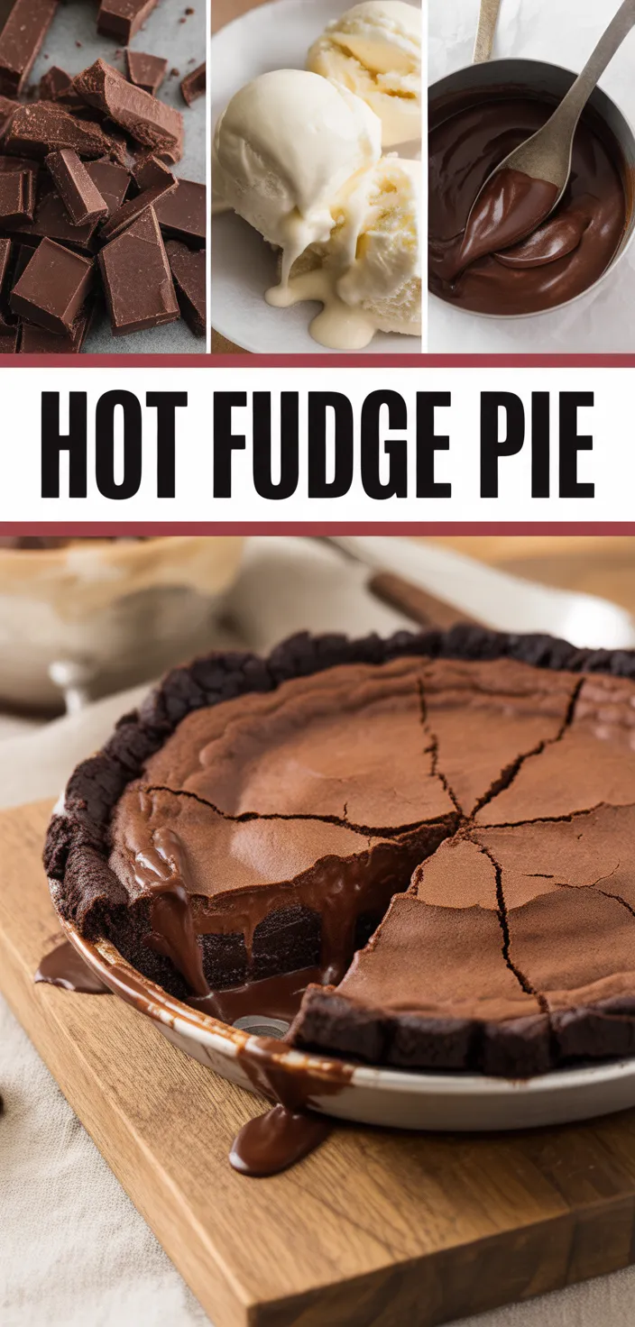 Hot Fudge Pie Recipe