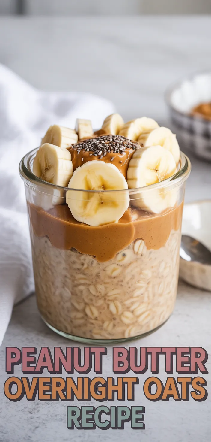 Peanut Butter Overnight Oats Recipe