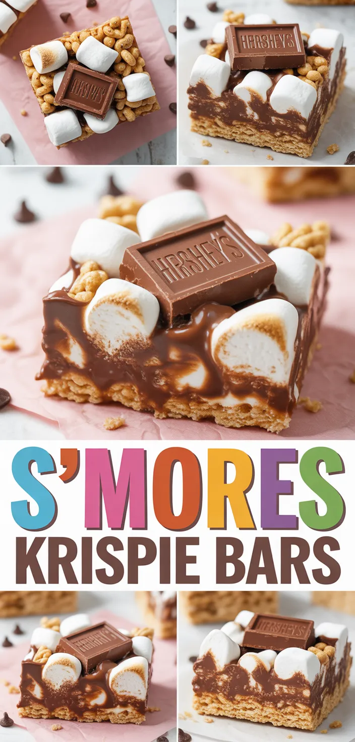 S'mores Krispie Bars Recipe