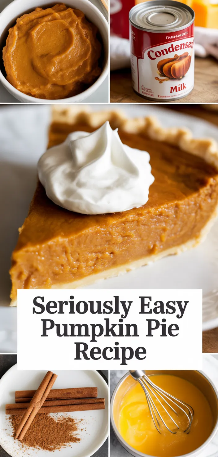 Seriously Easy Pumpkin Pie Recipe