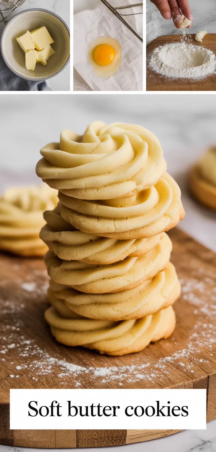 Soft Butter Cookies Recipe