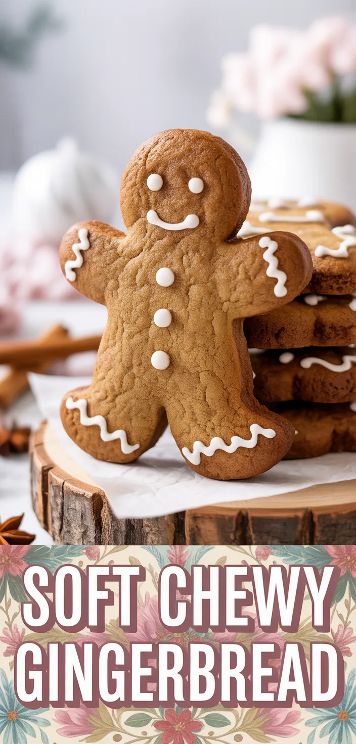 Soft & Chewy Gingerbread Men Cookies Recipe