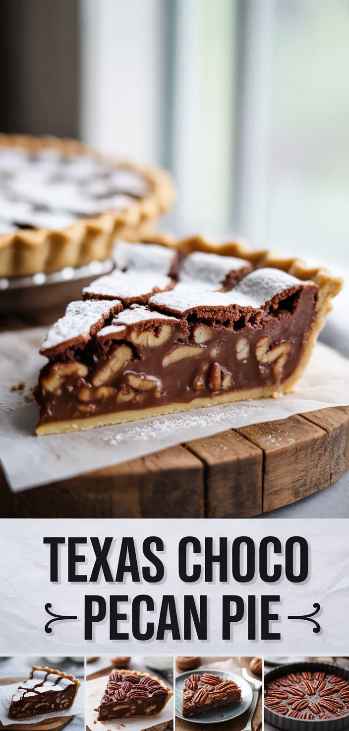 Texas Chocolate Pecan Pie (Easy Recipe)