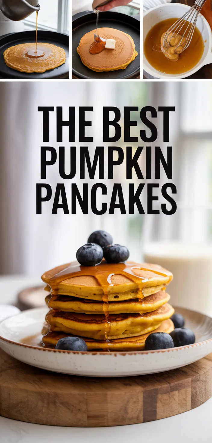 The BEST Pumpkin Pancakes Recipe