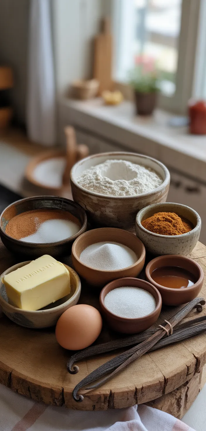 Ingredients photo for Ginger Molasses Cookies Recipe