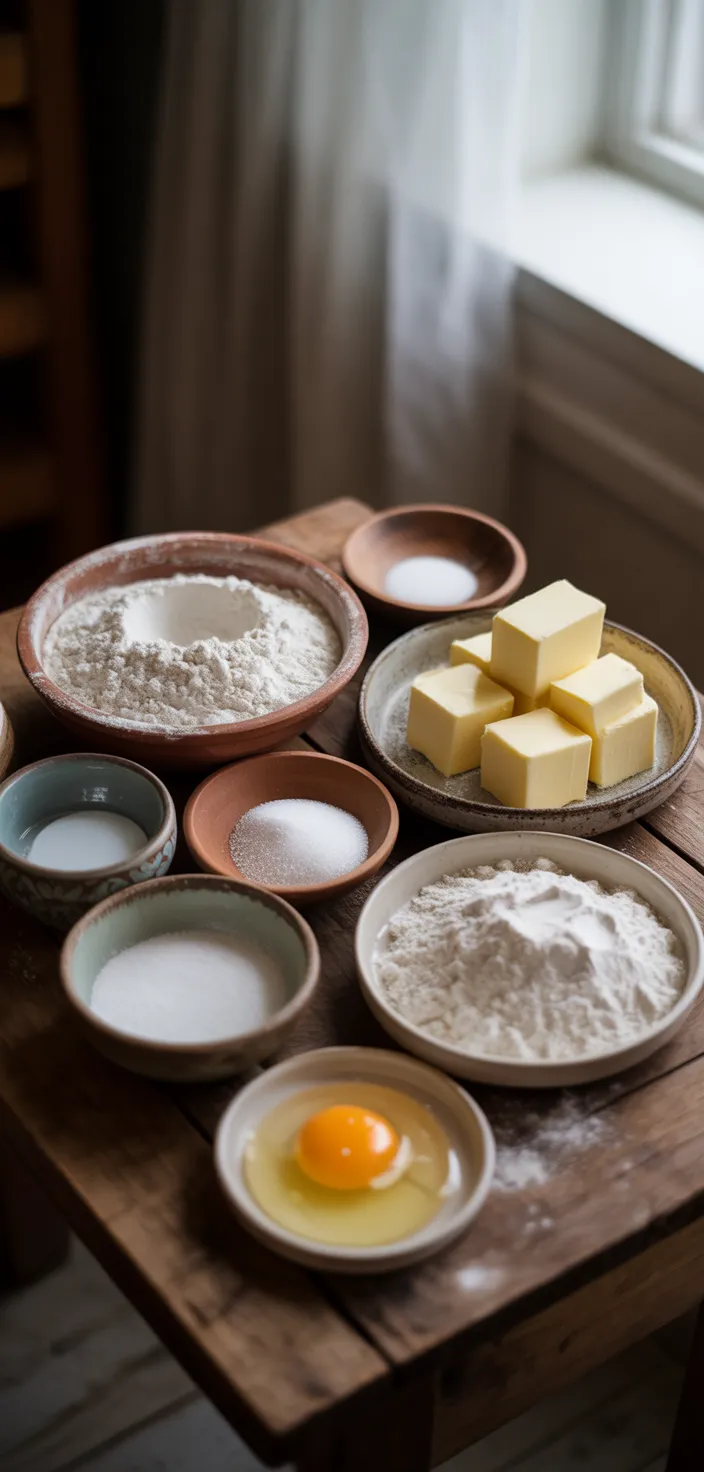 Ingredients photo for Homemade Pie Crust Recipe