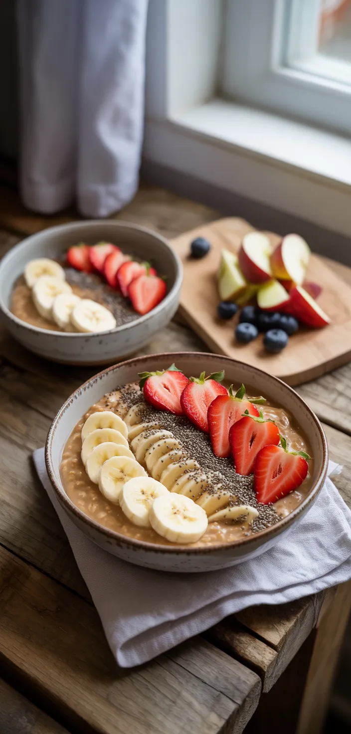Ingredients photo for Peanut Butter Overnight Oats Recipe