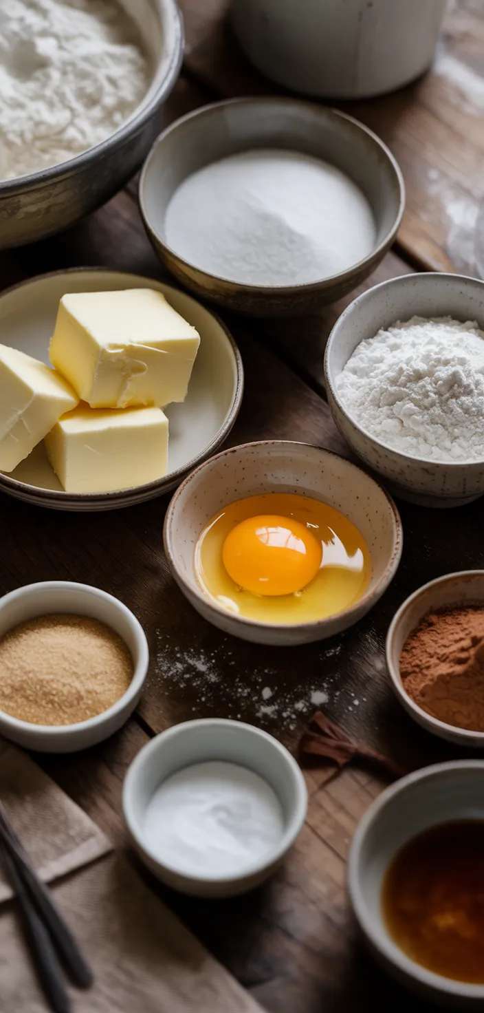 Ingredients photo for Soft Butter Cookies Recipe