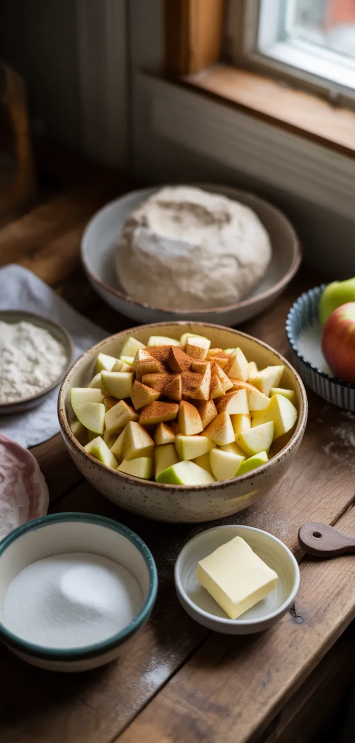 Ingredients photo for Sourdough Irish Apple Cake Recipe