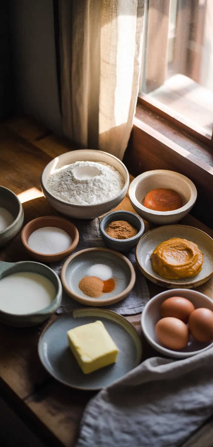 Ingredients photo for The BEST Pumpkin Pancakes Recipe
