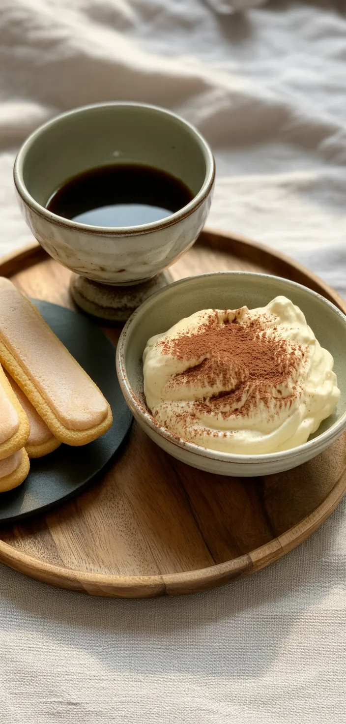 Ingredients photo for The Lazy Girl Super Easy Tiramisu Recipe