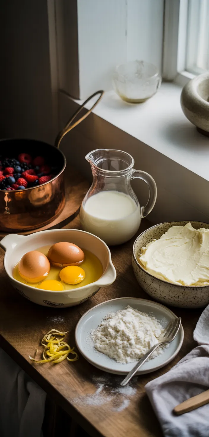 Ingredients photo for Blintzes Recipe