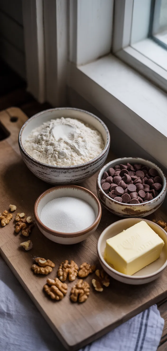 Ingredients photo for Chocolate Chip Cookies Recipe