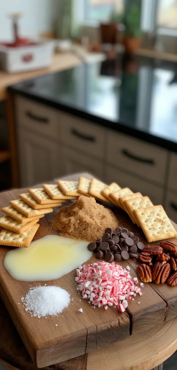 Ingredients photo for Christmas Cracker Candy Is A Homemade Gift Everyone Will Love Recipe