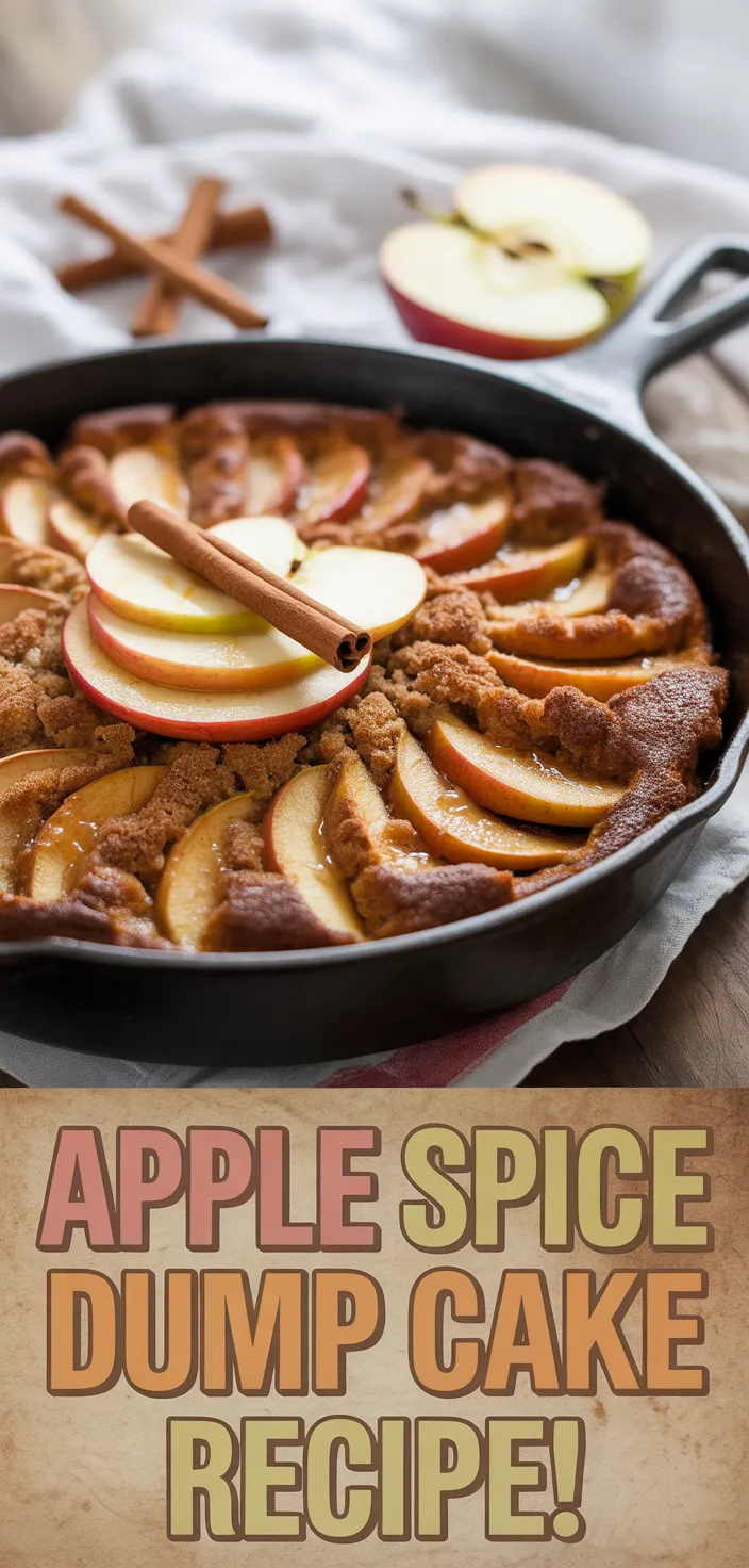 Apple Spice Dump Cake Recipe!