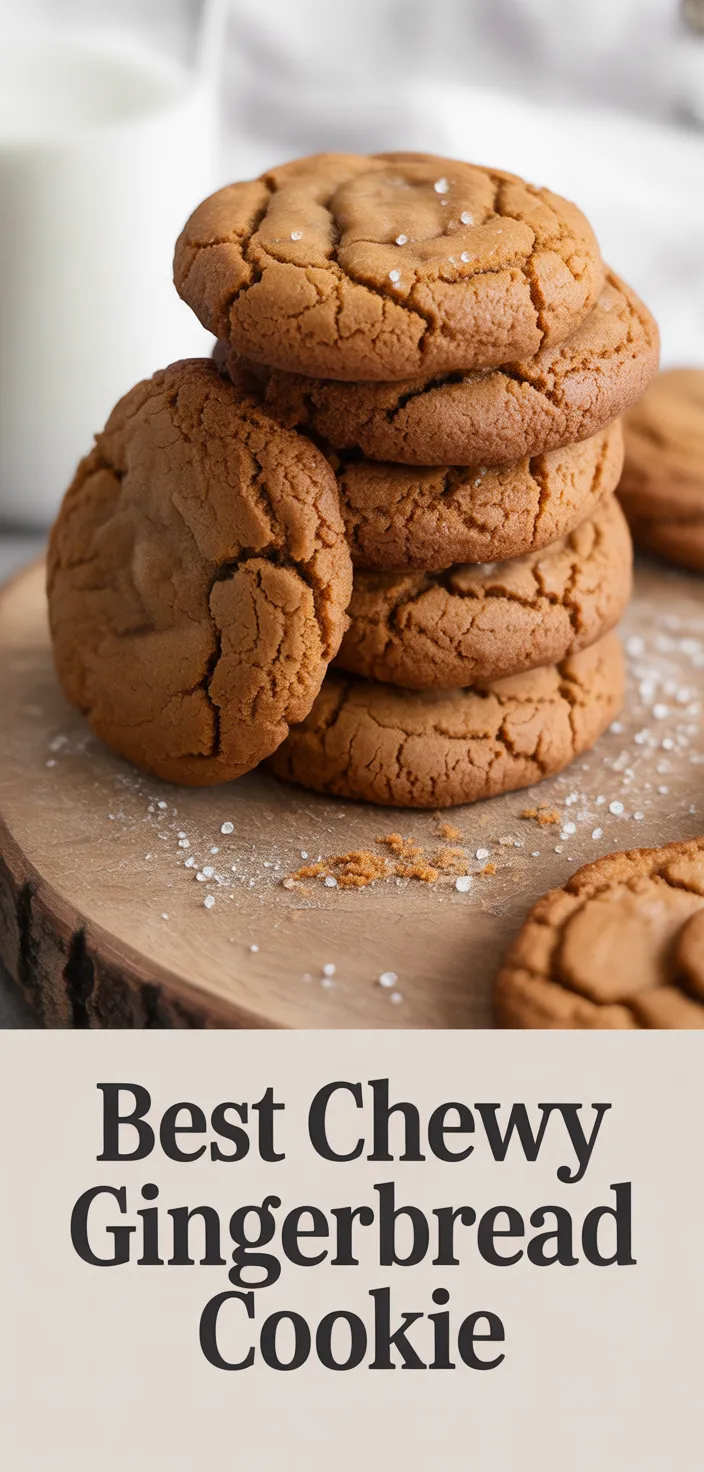 Best Chewy Gingerbread Cookie Recipe