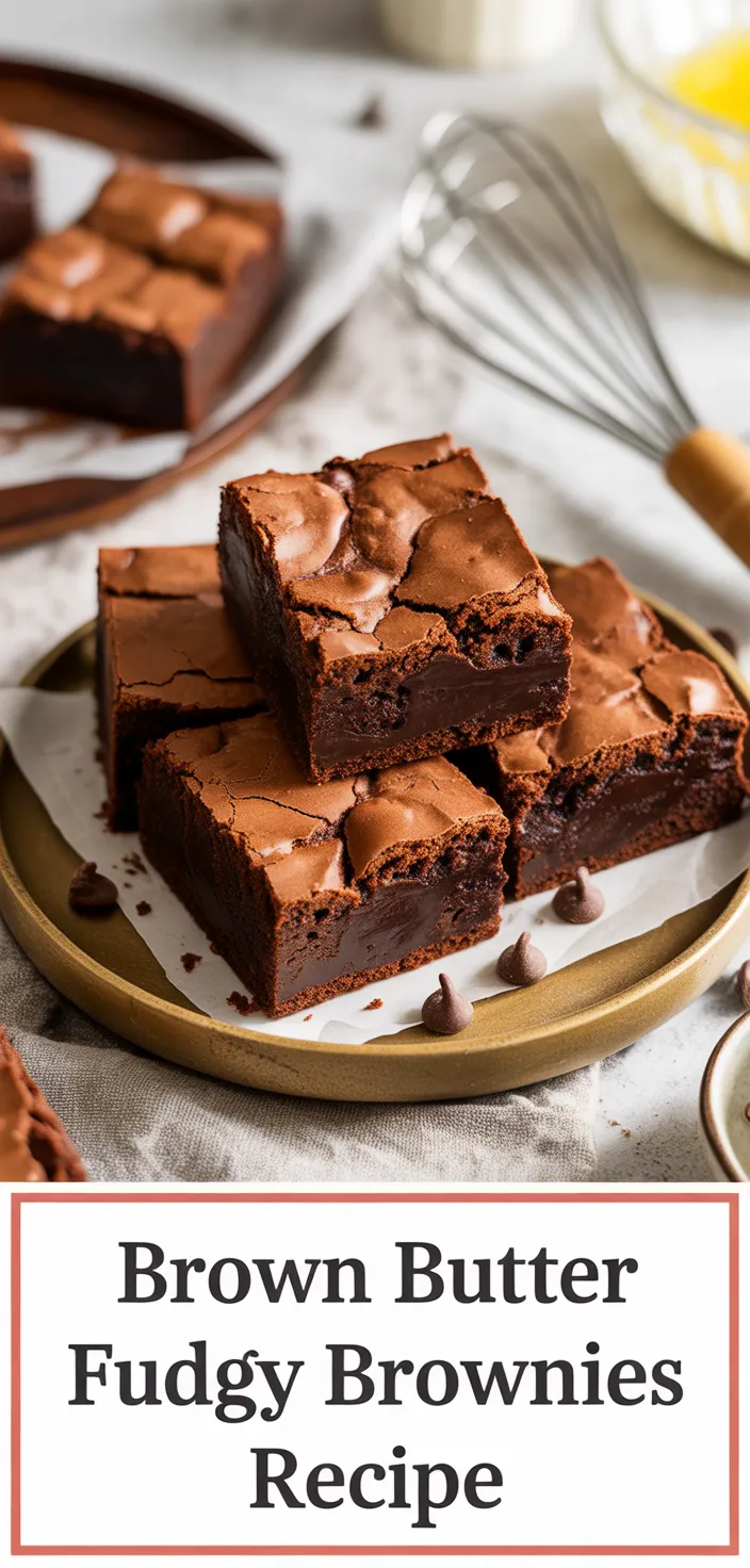 Brown Butter Fudgy Brownies Recipe
