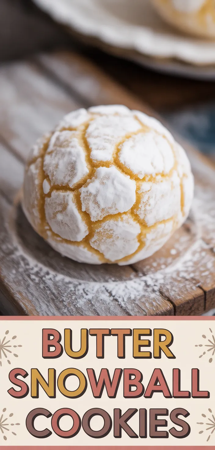Butter Snowball Cookies Recipe